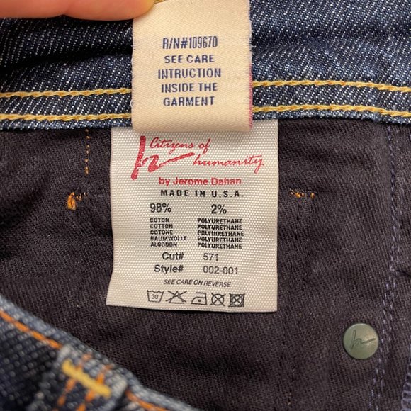 Citizens of Humanity Ingrid #002 Low Waist Flare Stretch Jeans Women's Size 28 - Picture 11 of 11